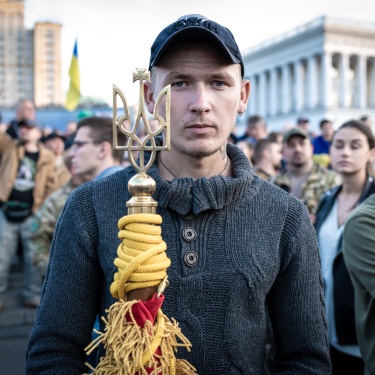 Kyiv, Ukraine (2019). The National day of Ukraine's defenders