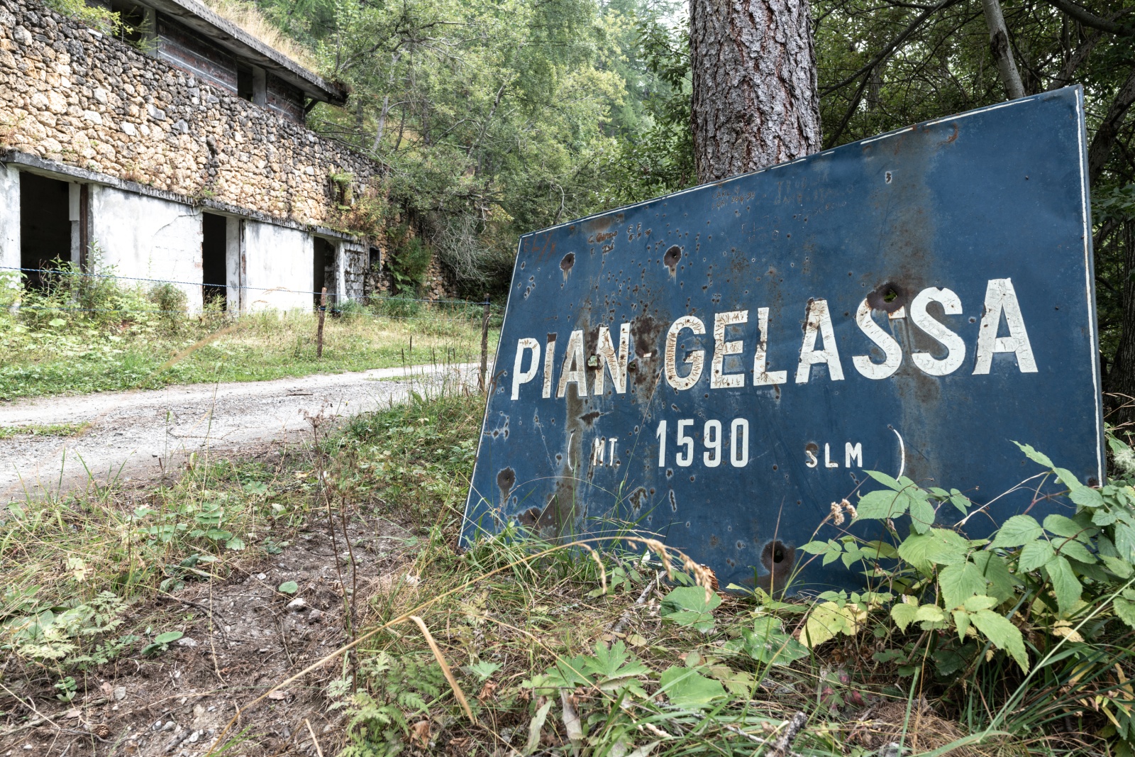 Valsusa, Italy (2019). The ghost village of Pian Gelassa