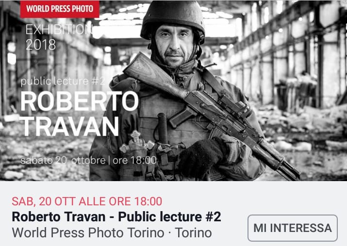 World Press Photo/public lecture - Turin (Italy) - 2018